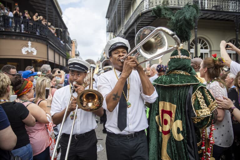 Treme Brass Band im French Quarter