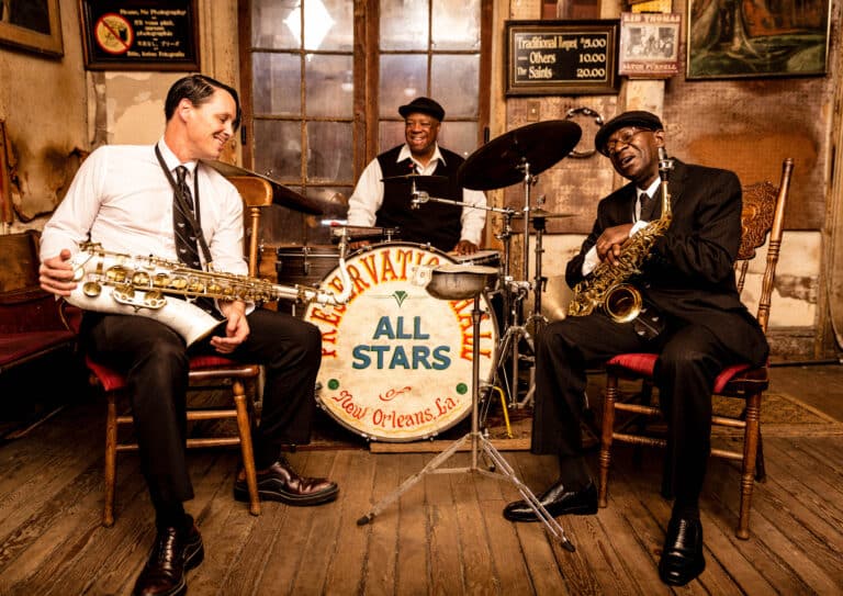 Musiker in der Preservation Hall in New Orleans