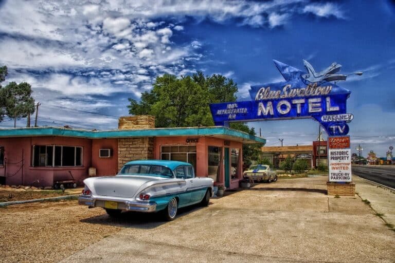 Das legendäre Blue Swallow Motel an der Route 66
