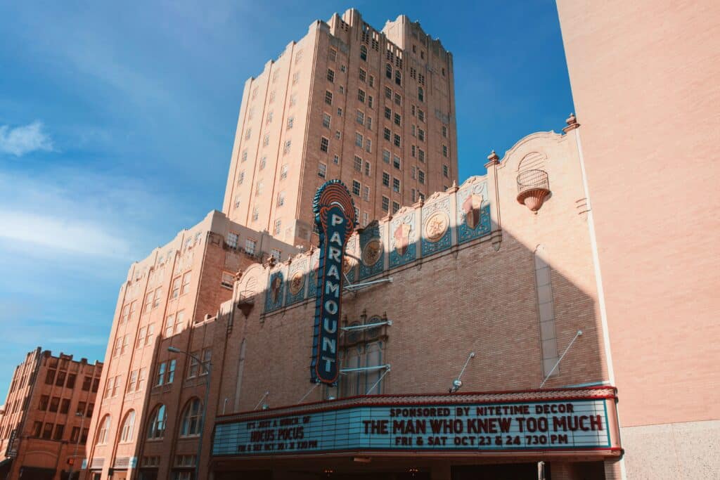 Paramount Theater in Downtown Abilene, Texas