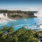 Tosende Wassermassen: die Niagarafälle