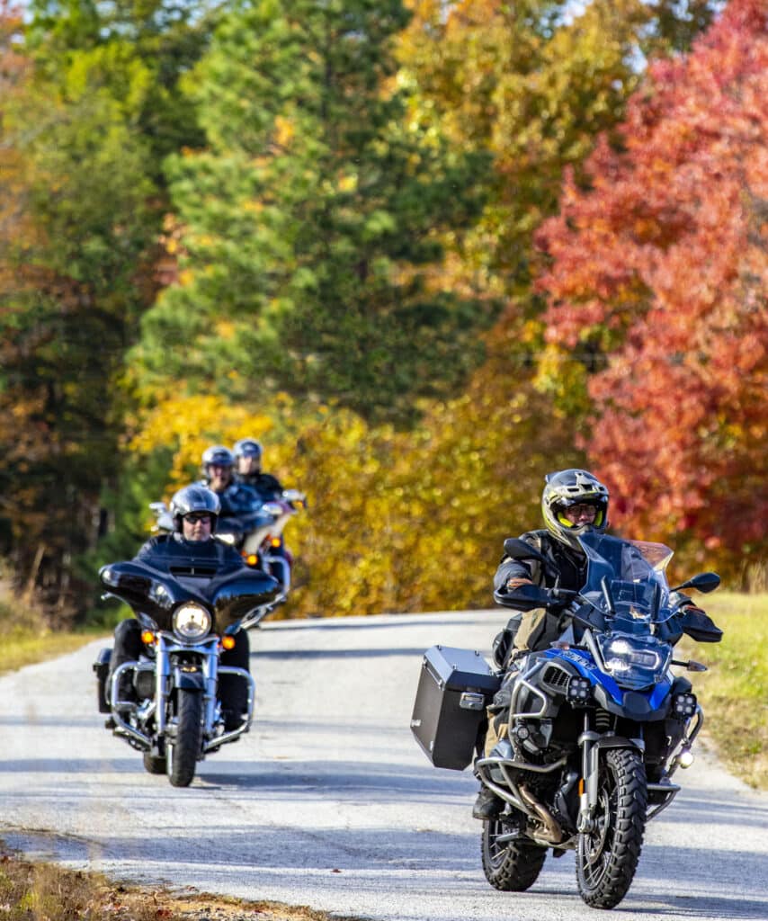 Motorradfahren im Norden Alabamas