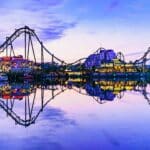 Abendstimmung im Islands of Adventure Park des Universal Orlando Resort