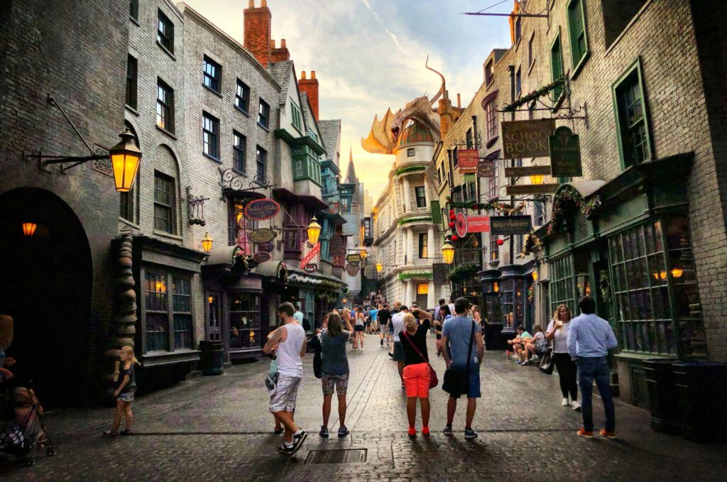 In der Harry Potter- Welt der Universal Studios Orlando.
