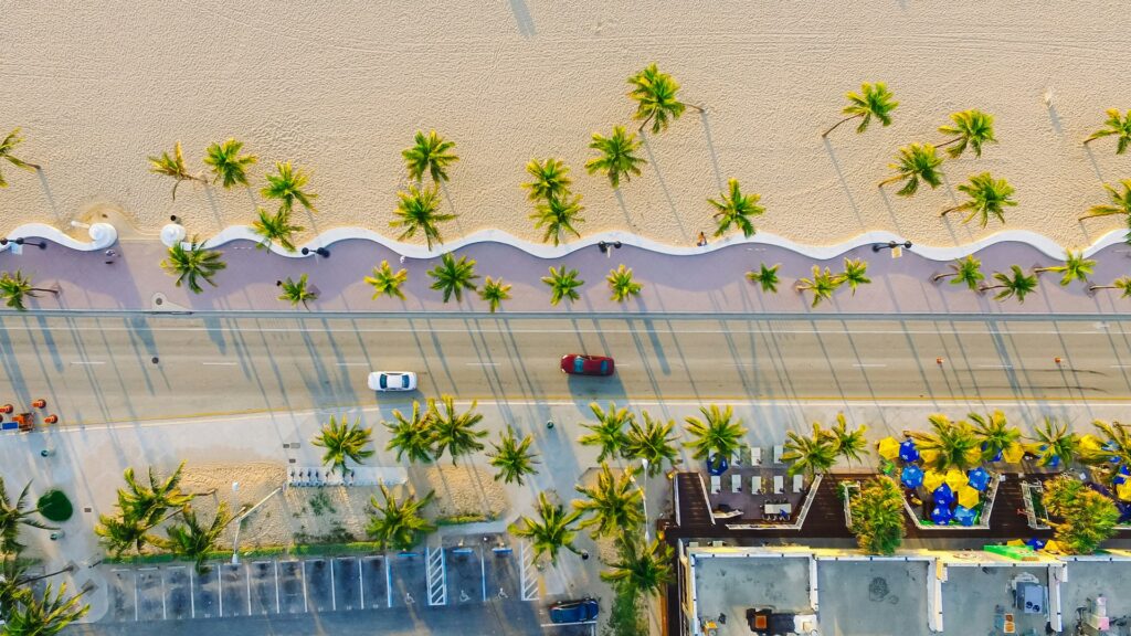 Drohnenaufnahme Miami Beach