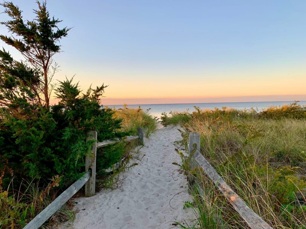 der Craigville Beach in Barnstable nahe Cape Cod