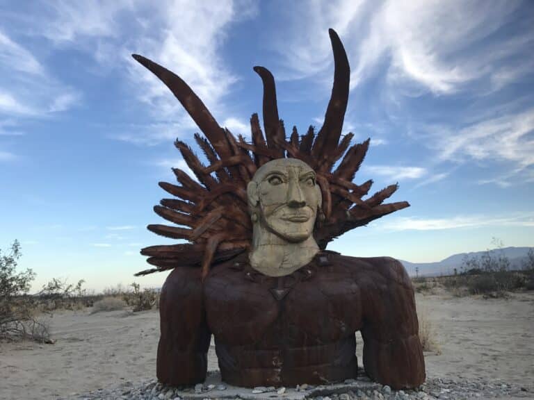 Große Kunst-Skulptur im Anza-Borrego Desert State Park